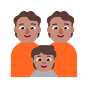 👪🏽 Emoji Familie, mittlere Hautfarbe Microsoft Windows 11 November 2021 Update.