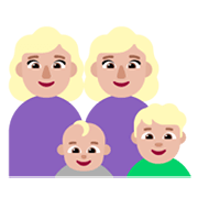 Émoji 👩🏼‍👩🏼‍👶🏼‍👦🏼 Famille - Femme, Femme, Bébé, Garçon: Peau Moyennement Claire sur Microsoft Windows 11 November 2021 Update.
