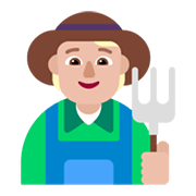 🧑🏼‍🌾 Emoji Agricultor: Tono De Piel Claro Medio en Microsoft Windows 11 November 2021 Update.