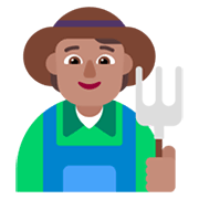 🧑🏽‍🌾 Emoji Agricultor: Pele Morena na Microsoft Windows 11 November 2021 Update.