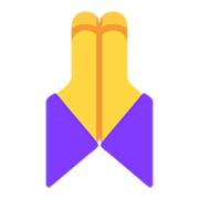 Emoji 🙏 Mani Giunte su Microsoft Windows 11 November 2021 Update.