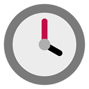 Emoji 🕓 Ore Quattro su Microsoft Windows 11 November 2021 Update.