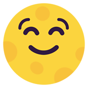 Emoji 🌝 Faccina Luna Piena su Microsoft Windows 11 November 2021 Update.