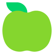 🍏 Emoji Manzana Verde en Microsoft Windows 11 November 2021 Update.