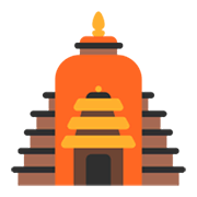 Emoji 🛕 Tempio Indù su Microsoft Windows 11 November 2021 Update.