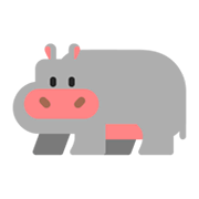 🦛 Emoji Hipopótamo en Microsoft Windows 11 November 2021 Update.