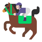 🏇🏻 Emoji Corrida De Cavalos: Pele Clara na Microsoft Windows 11 November 2021 Update.