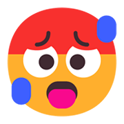 🥵 Emoji schwitzendes Gesicht Microsoft Windows 11 November 2021 Update.