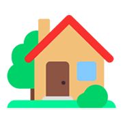 Emoji 🏡 Casa Con Giardino su Microsoft Windows 11 November 2021 Update.