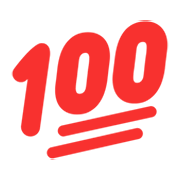 Emoji 💯 100 Punti su Microsoft Windows 11 November 2021 Update.