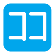 Émoji 🈁 Bouton Ici En Japonais sur Microsoft Windows 11 November 2021 Update.