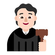 Emoji 🧑🏻‍⚖️ Giudice: Carnagione Chiara su Microsoft Windows 11 November 2021 Update.