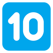 Émoji 🔟 Touches : 10 sur Microsoft Windows 11 November 2021 Update.