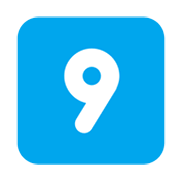 Emoji 9️⃣ Tasto: 9 su Microsoft Windows 11 November 2021 Update.