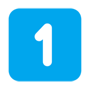 Émoji 1️⃣ Touches : 1 sur Microsoft Windows 11 November 2021 Update.