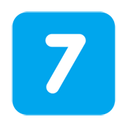Émoji 7️⃣ Touches : 7 sur Microsoft Windows 11 November 2021 Update.