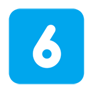 Emoji 6️⃣ Tasto: 6 su Microsoft Windows 11 November 2021 Update.