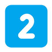 Émoji 2️⃣ Touches : 2 sur Microsoft Windows 11 November 2021 Update.