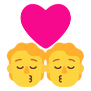 Emoji 💏 Bacio Tra Coppia su Microsoft Windows 11 November 2021 Update.