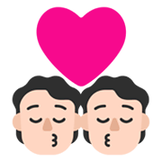 💏🏻 Emoji sich küssendes Paar, helle Hautfarbe Microsoft Windows 11 November 2021 Update.