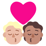 🧑🏼‍❤️‍💋‍🧑🏽 Emoji sich küssendes Paar: Person, Person, mittelhelle Hautfarbe, mittlere Hautfarbe Microsoft Windows 11 November 2021 Update.