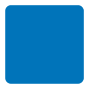 Émoji 🟦 Carré Bleu sur Microsoft Windows 11 November 2021 Update.
