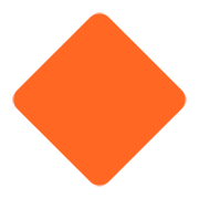 Émoji 🔶 Grand Losange Orange sur Microsoft Windows 11 November 2021 Update.