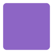 Emoji 🟪 Quadrato Viola su Microsoft Windows 11 November 2021 Update.
