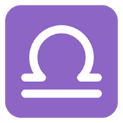 Emoji ♎ Segno Zodiacale Della Bilancia su Microsoft Windows 11 November 2021 Update.