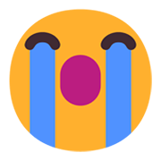 Emoji 😭 Faccina Disperata su Microsoft Windows 11 November 2021 Update.