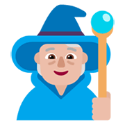 Emoji 🧙🏼 Mago: Carnagione Abbastanza Chiara su Microsoft Windows 11 November 2021 Update.
