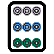 🀡 Emoji Mahjong - nueve puntos en Microsoft Windows 11 November 2021 Update.
