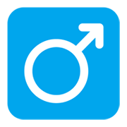 Emoji ♂️ Simbolo Genere Maschile su Microsoft Windows 11 November 2021 Update.