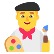 👨‍🎨 Emoji Artista Hombre en Microsoft Windows 11 November 2021 Update.