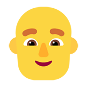 👨‍🦲 Emoji Homem: Careca na Microsoft Windows 11 November 2021 Update.