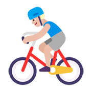Emoji 🚴🏼‍♂️ Ciclista Uomo: Carnagione Abbastanza Chiara su Microsoft Windows 11 November 2021 Update.