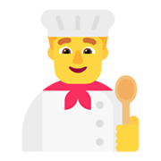 Emoji 👨‍🍳 Cuoco su Microsoft Windows 11 November 2021 Update.
