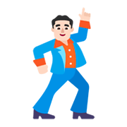 Emoji 🕺🏻 Uomo Che Balla: Carnagione Chiara su Microsoft Windows 11 November 2021 Update.