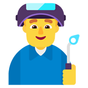 Emoji 👨‍🏭 Operaio su Microsoft Windows 11 November 2021 Update.