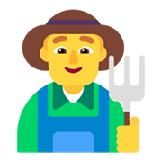Emoji 👨‍🌾 Contadino su Microsoft Windows 11 November 2021 Update.