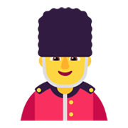Emoji 💂‍♂️ Guardia Uomo su Microsoft Windows 11 November 2021 Update.