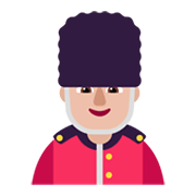 💂🏼‍♂️ Emoji Guardia Hombre: Tono De Piel Claro Medio en Microsoft Windows 11 November 2021 Update.