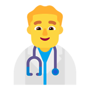 Emoji 👨‍⚕️ Operatore Sanitario su Microsoft Windows 11 November 2021 Update.