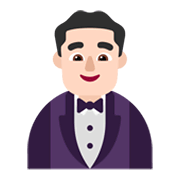 🤵🏻‍♂️ Emoji Homem de smoking: Pele Clara na Microsoft Windows 11 November 2021 Update.