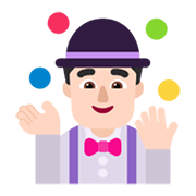🤹🏻‍♂️ Emoji Jongleur: helle Hautfarbe Microsoft Windows 11 November 2021 Update.