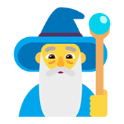 Emoji 🧙‍♂️ Mago Uomo su Microsoft Windows 11 November 2021 Update.