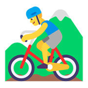 🚵‍♂️ Emoji Hombre En Bicicleta De Montaña en Microsoft Windows 11 November 2021 Update.
