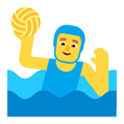 Emoji 🤽‍♂️ Pallanuotista Uomo su Microsoft Windows 11 November 2021 Update.