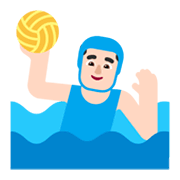 🤽🏻‍♂️ Emoji Wasserballspieler: helle Hautfarbe Microsoft Windows 11 November 2021 Update.