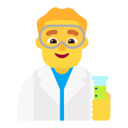 👨‍🔬 Emoji Cientista Homem na Microsoft Windows 11 November 2021 Update.